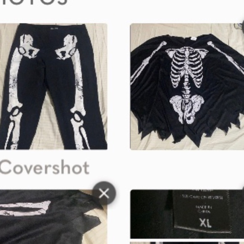 SET Skull Pants & Shirt/Cape 🖤🔛💀